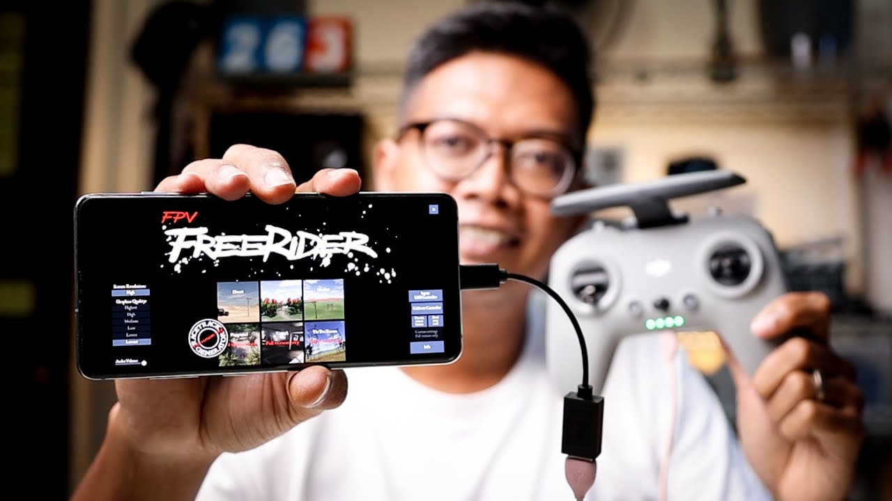 Симулятор дрона FPV для Android | ТРЕНИРУЙТЕСЬ ГДЕ УГОДНО с помощью пульта дистанционного управле...