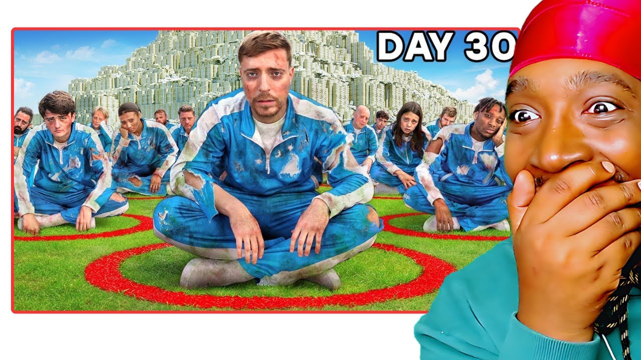 100 People Trapped Inside 100 Circles For $500,000 (REACTION)