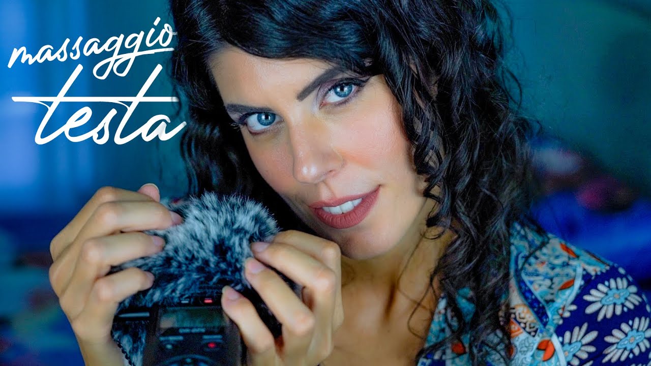 ASMR 💆🏻‍♀️ DOLCISSIMO MASSAGGIO ALLA TESTA • Super CLOSE UP Whispering