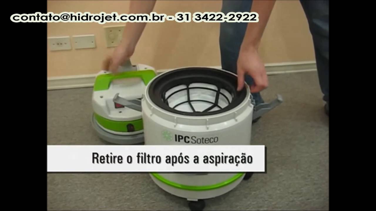 Aspirador e extratora Lava IPC Brasil  -  Hidrojet - Soteco