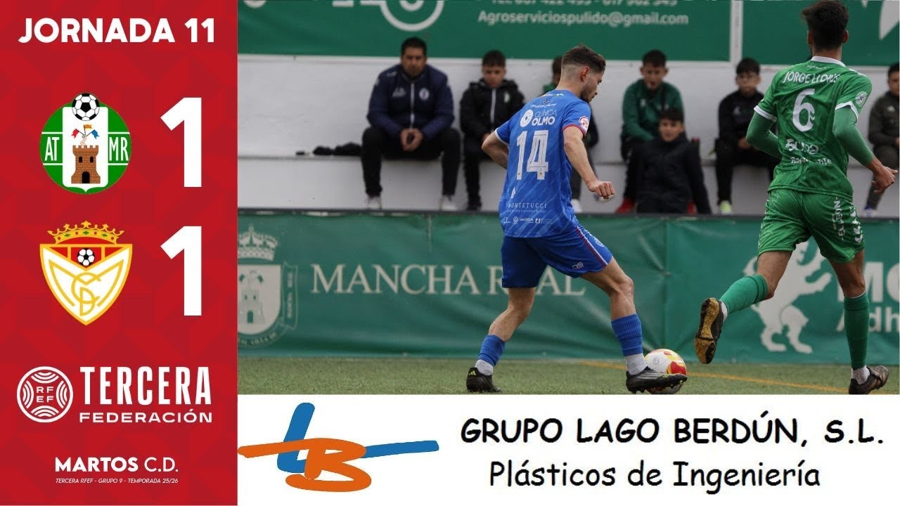 RESUMEN | Atlético Mancha Real 1-1 Martos Club Deportivo.