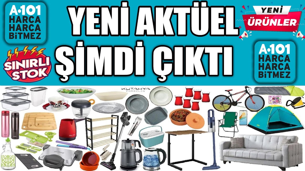 RESMİ KATALOGTAN 💯 A101 13 Mart 2026 👌 PRATİK ÜRÜNLER & İNDİRİMLER ❗️Sınırlı Stoklarla 🛒