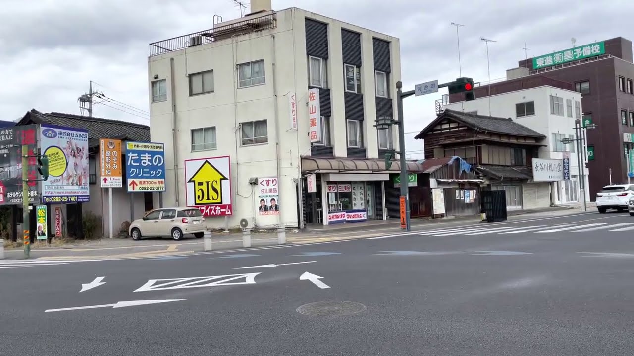 【4K HDR】Empty Tochigi Japan Morning Walk 栃木ジャパン