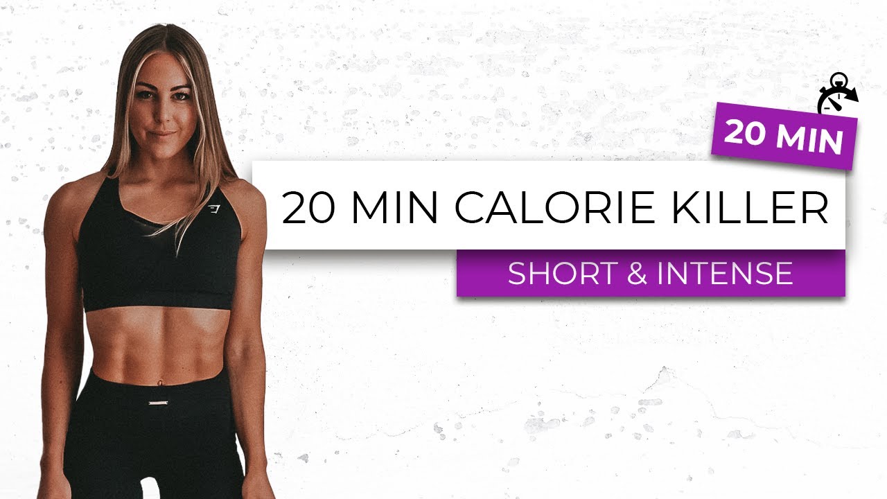 20 MIN CALORIE KILLER - SHORT & SUPER INTENSE ! HIIT / No equipment