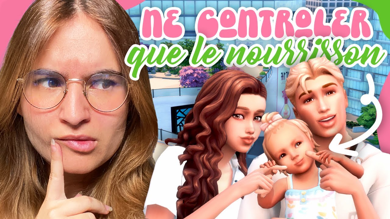 ☾ Un nourrisson peut-il survivre de lui même ? (c'est la galère)🤨- SIMS 4 ☽