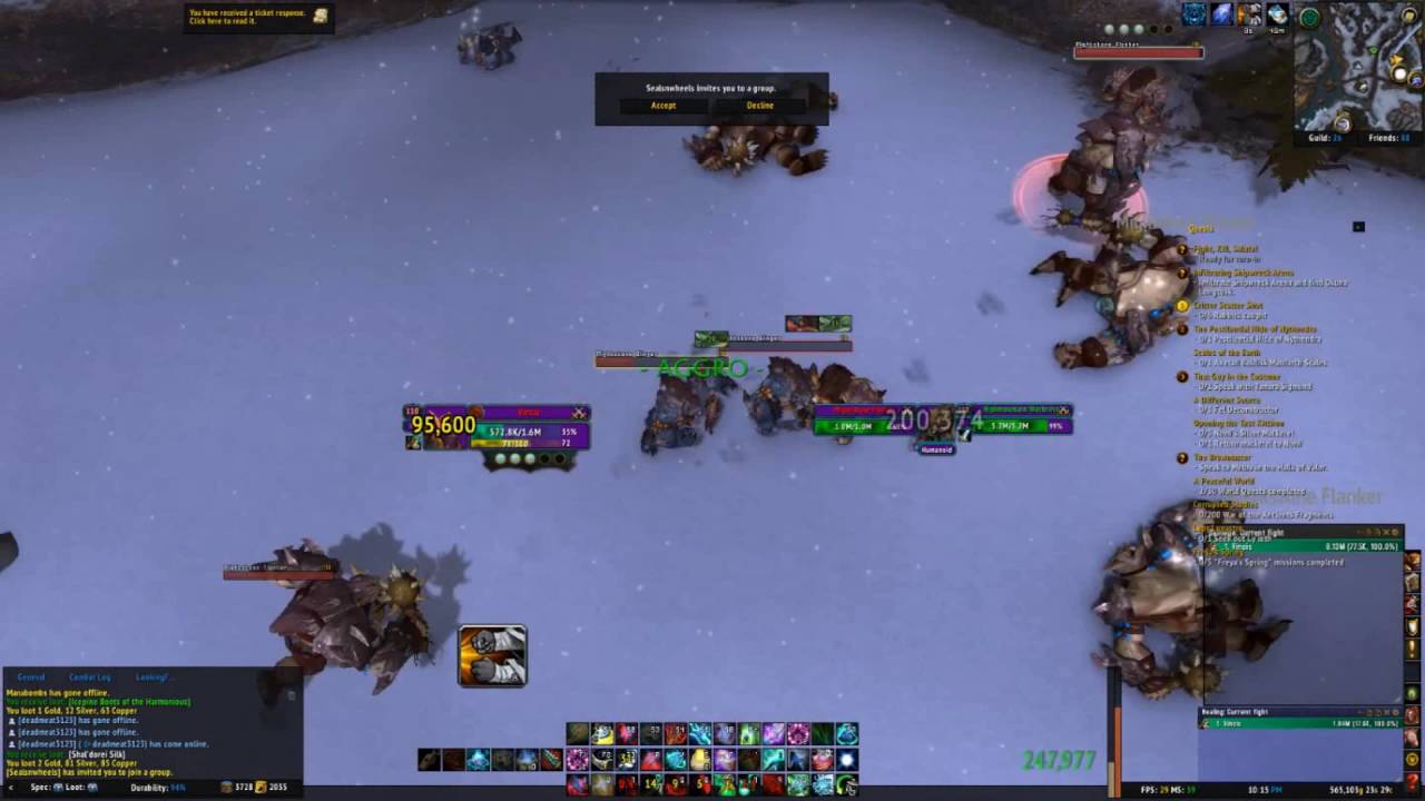 Snow Blind Mesa Infinite Gold/Shal'dorei Silk Farm!