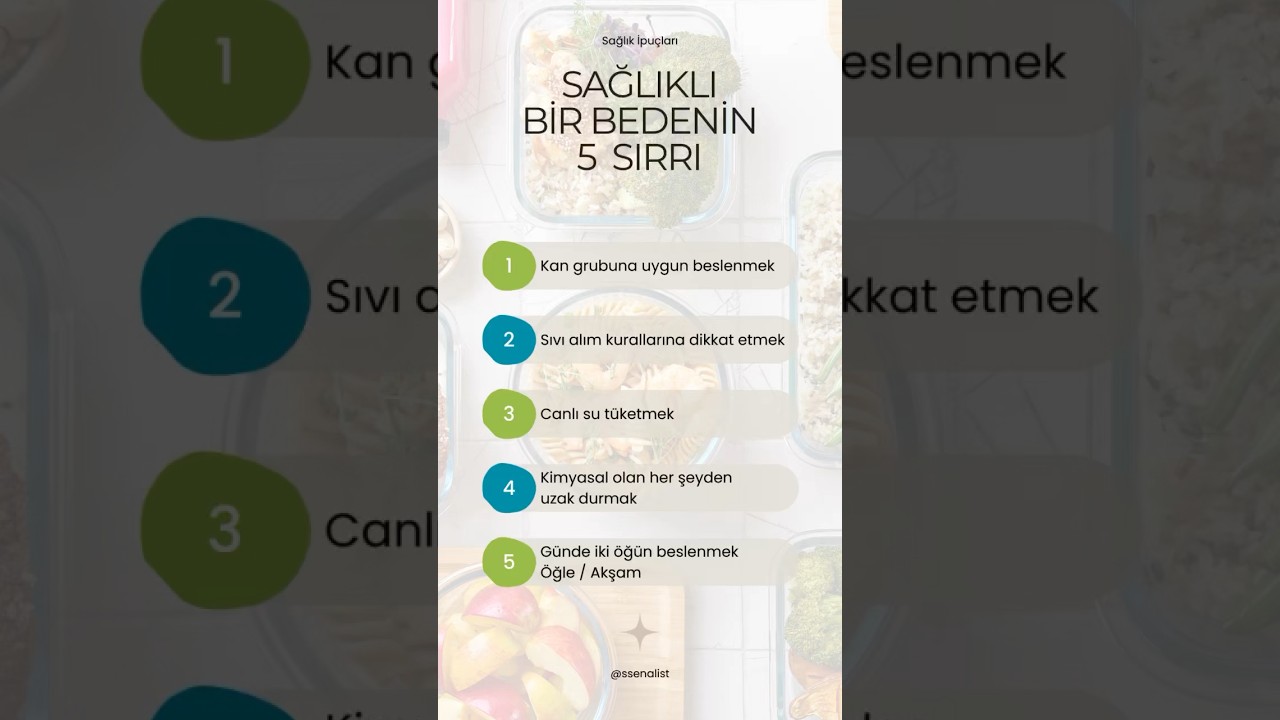 Dr. Aidin Salih hanımın &ouml;ğretileriyle sağlıklı beslenme sırları ✨ #sağlık #sağlıklıyaşam #aidinsalih