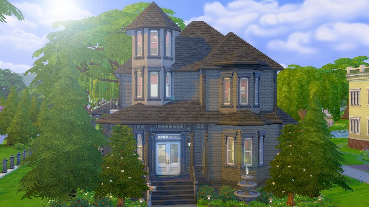 REBUILDING THE GOTH MANSION // The Sims 4: Speed Build