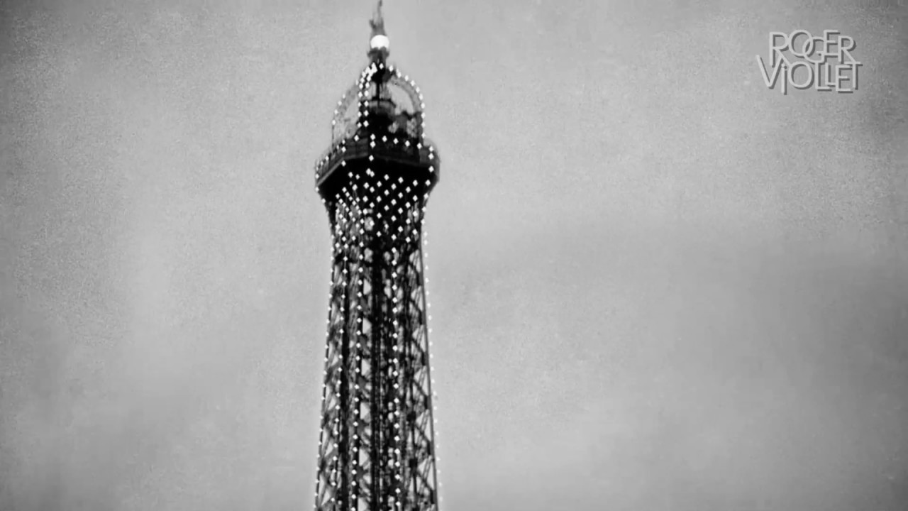 La construction de la Tour Eiffel vue par Roger-Viollet
