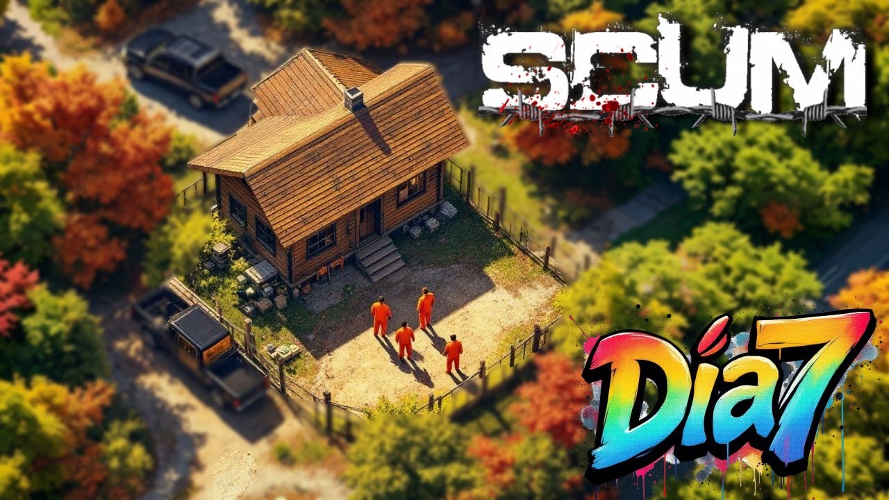 🌍 EMPIEZO una NUEVA BASE SOLO en SCUM - ¿Lograré SOBREVIVIR?  DIA 7