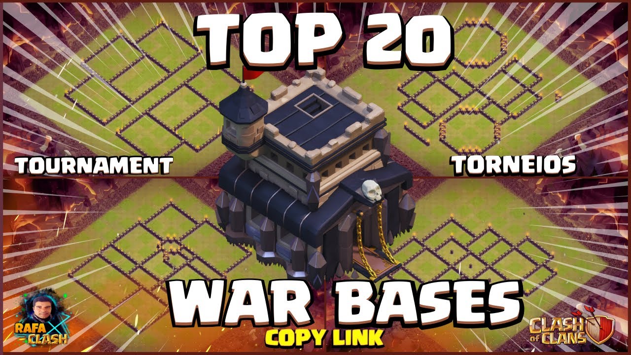 LAYOUTS CV9 TOP20 GUERRA TORNEIOS 2024  BEST TOP20 TH9 TOURNAMENT WAR BASE WITH LINK CLASH OF CLANS