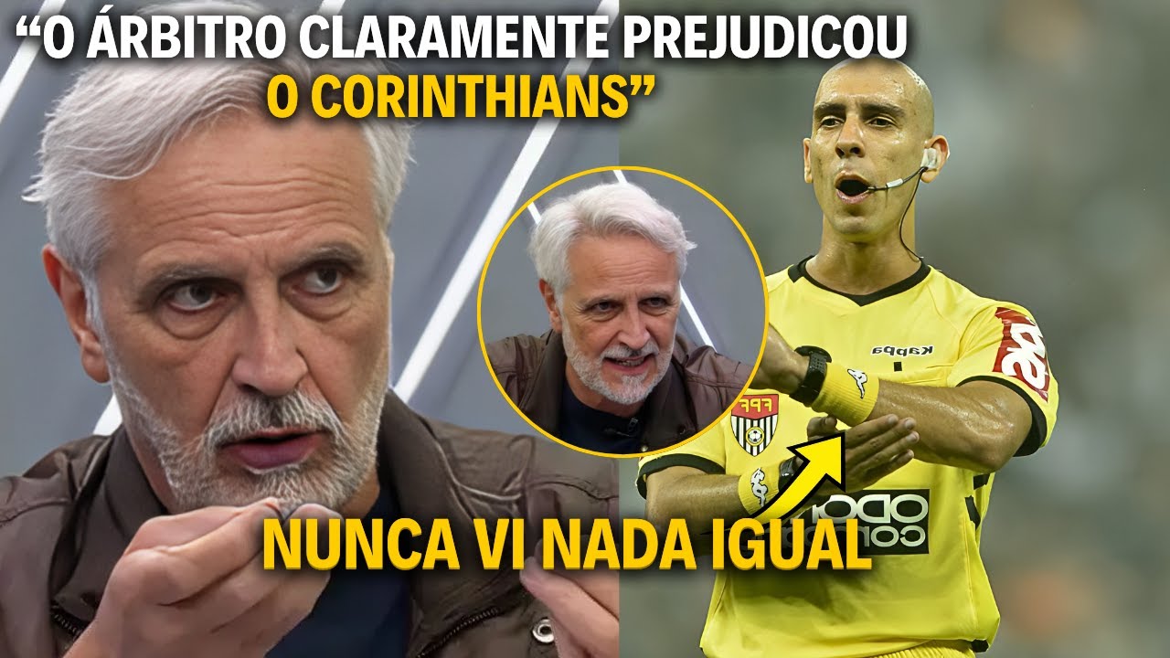 🤬ATÉ OS SANTISTAS ADMITIRAM! ARBITRAGEM VERGONHOSA NO EMPATE DO CORINTHIANS COM O SANTOS!