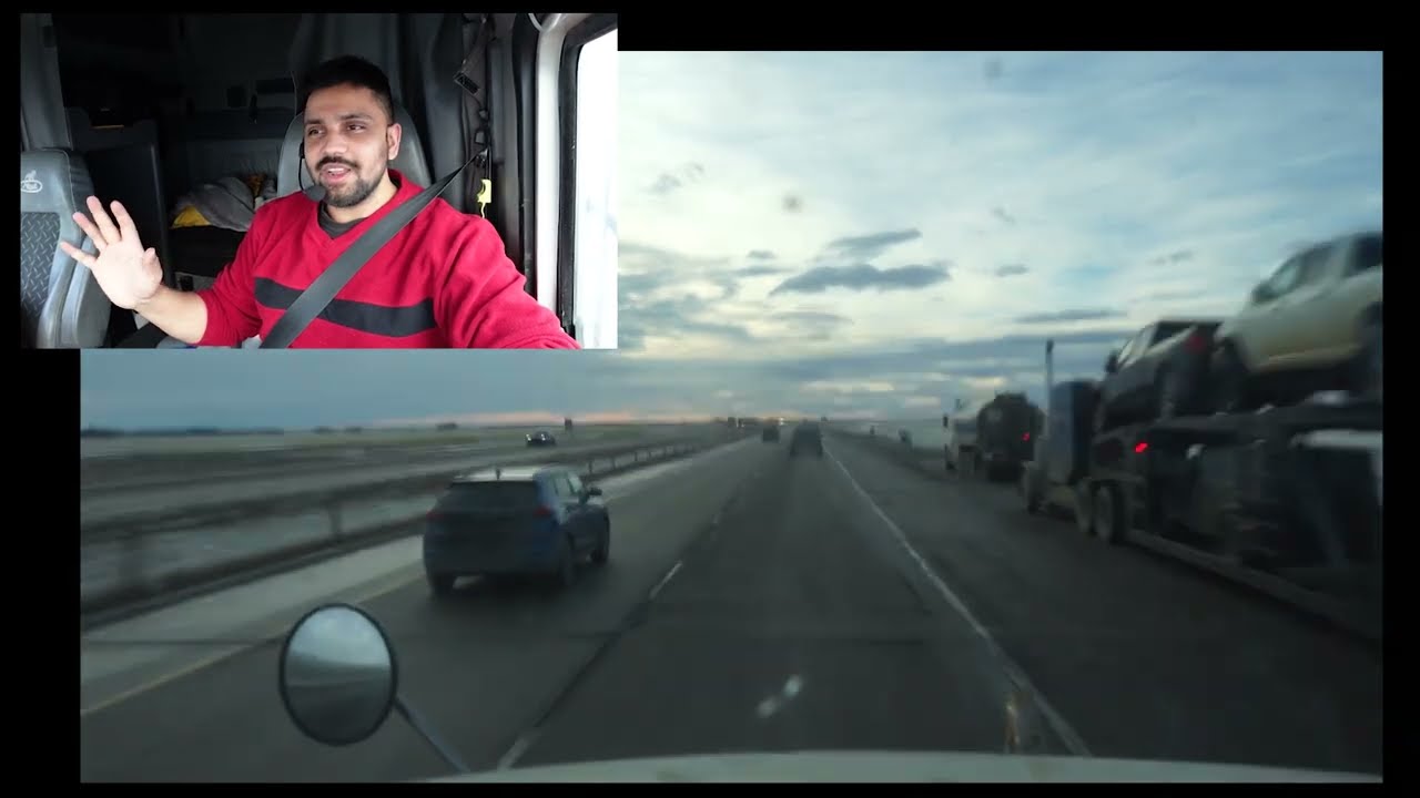 Trucking Across Alberta: Edmonton to Calgary Vlog!