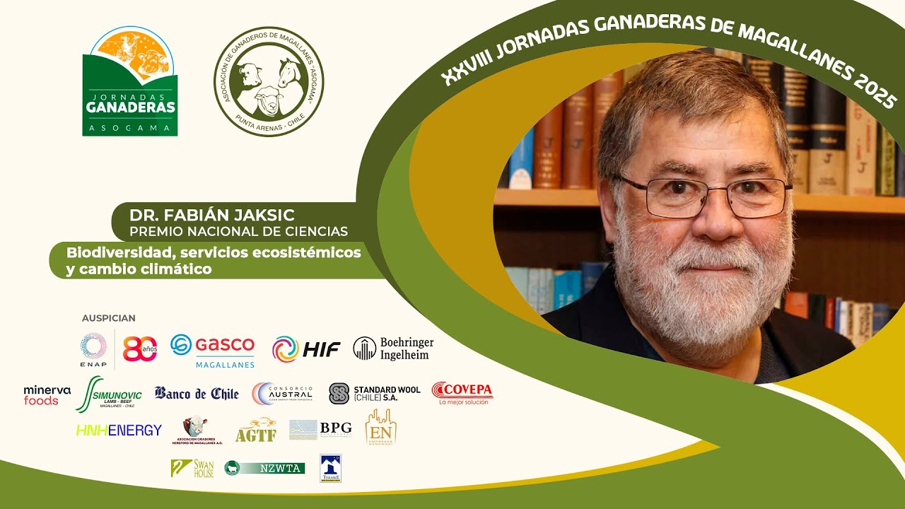 XVIII Jornadas Ganaderas 2025 - Dr. Fabián Jaksic - Premio Nacional de Ciencias