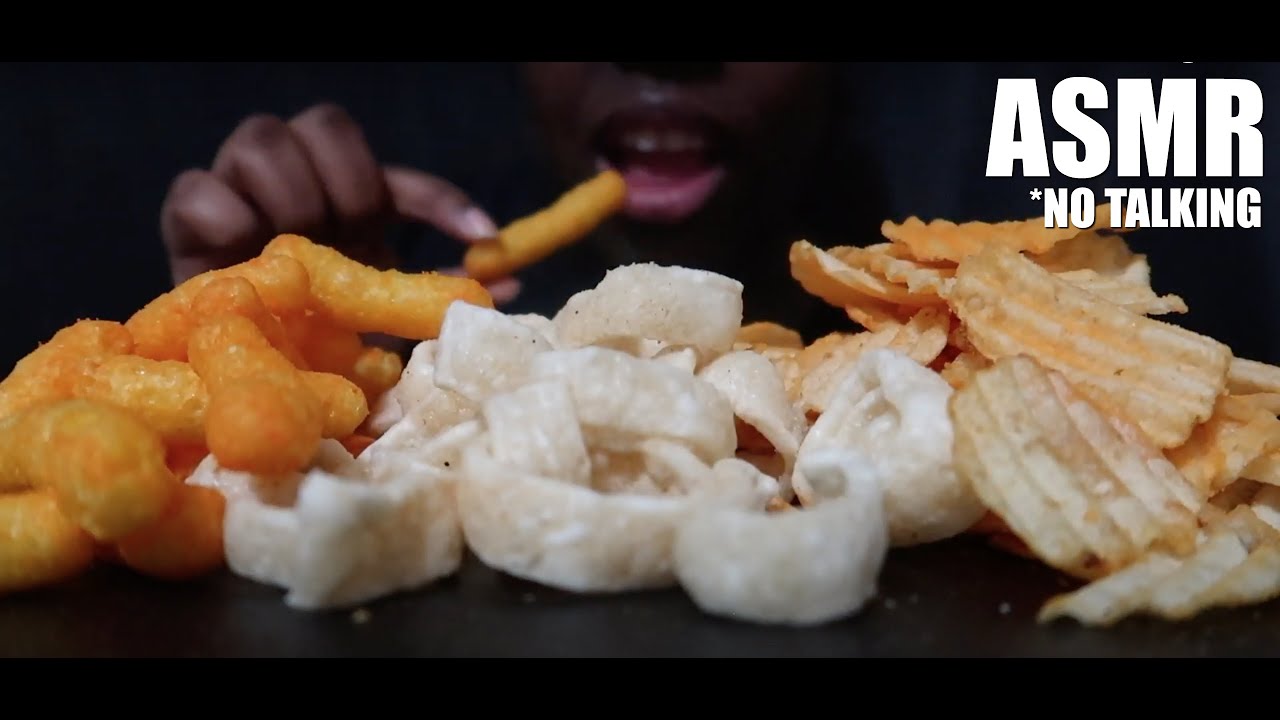 ASMR ONION RINGS, CHEESE DOODLES, SOUR CREAM AND ONION CHIPS MUKBANG 먹방 (CRUNCHY EATING SOUNDS)