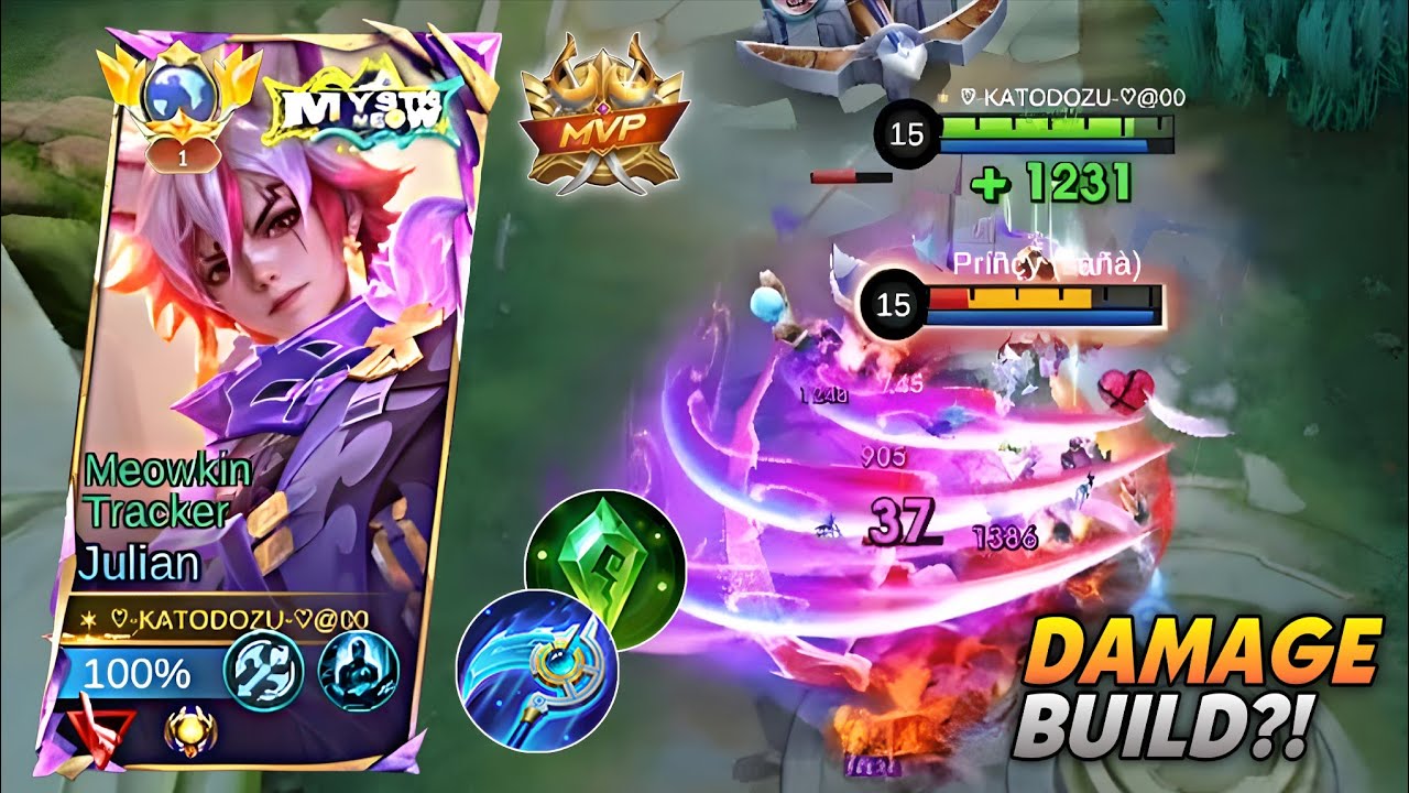 JULIAN!! BEST, HIGH MAGIC DAMAGE + HYBRID BUILD IS HERE! ( 2026 meta! ) - Moba Legends 