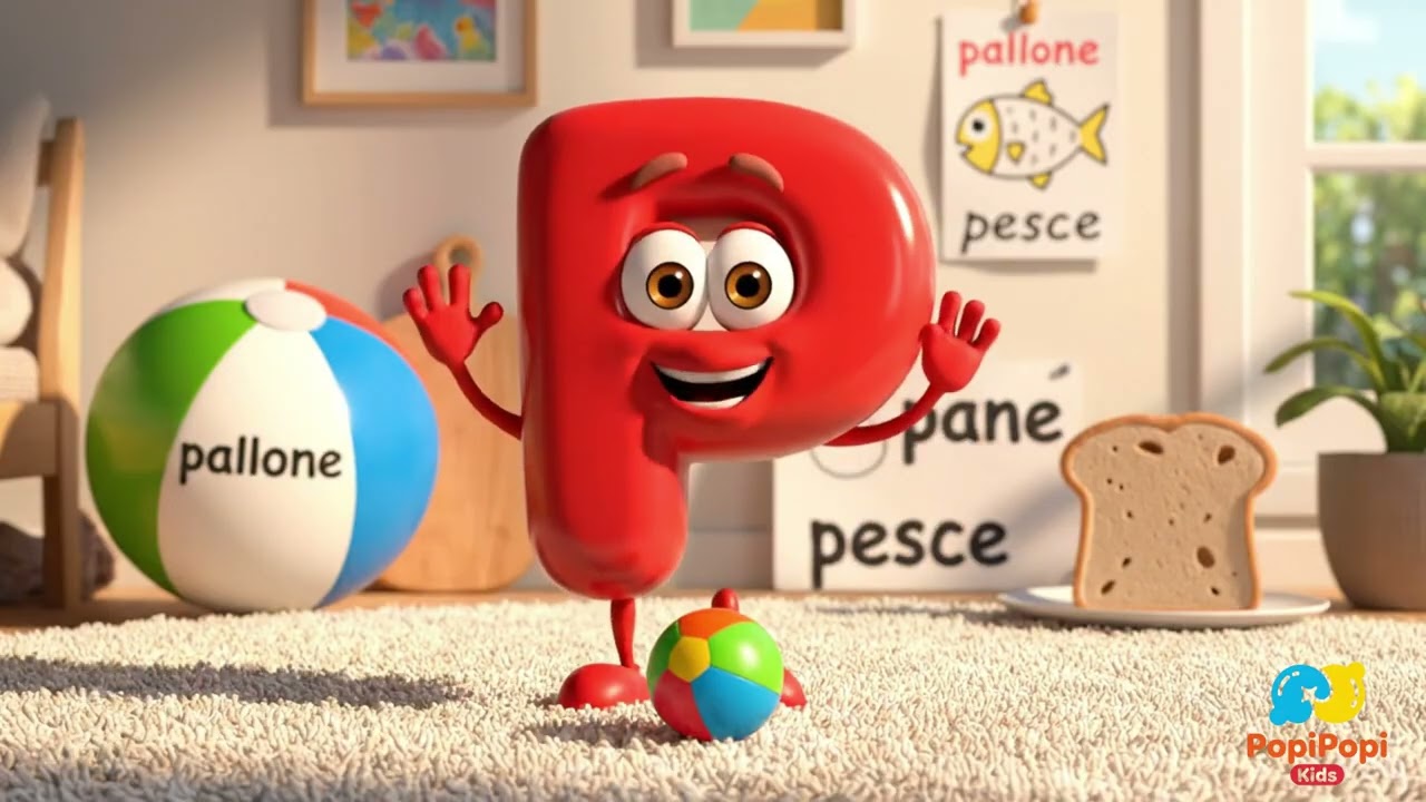 Alfabeto per bambini 🔤 – Tutte le lettere dalla A alla Z che parlano #alfabeto #popipopikids