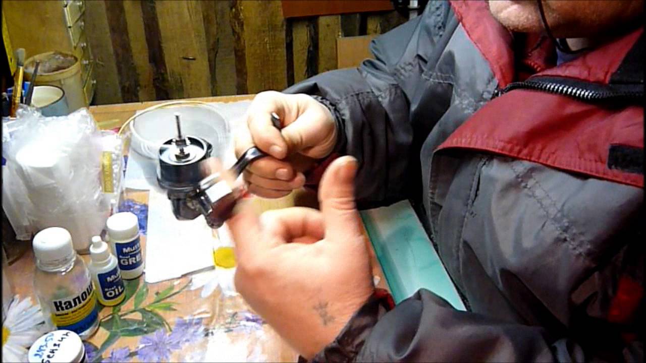 разборка катушки САЛЬМО ГРАНД