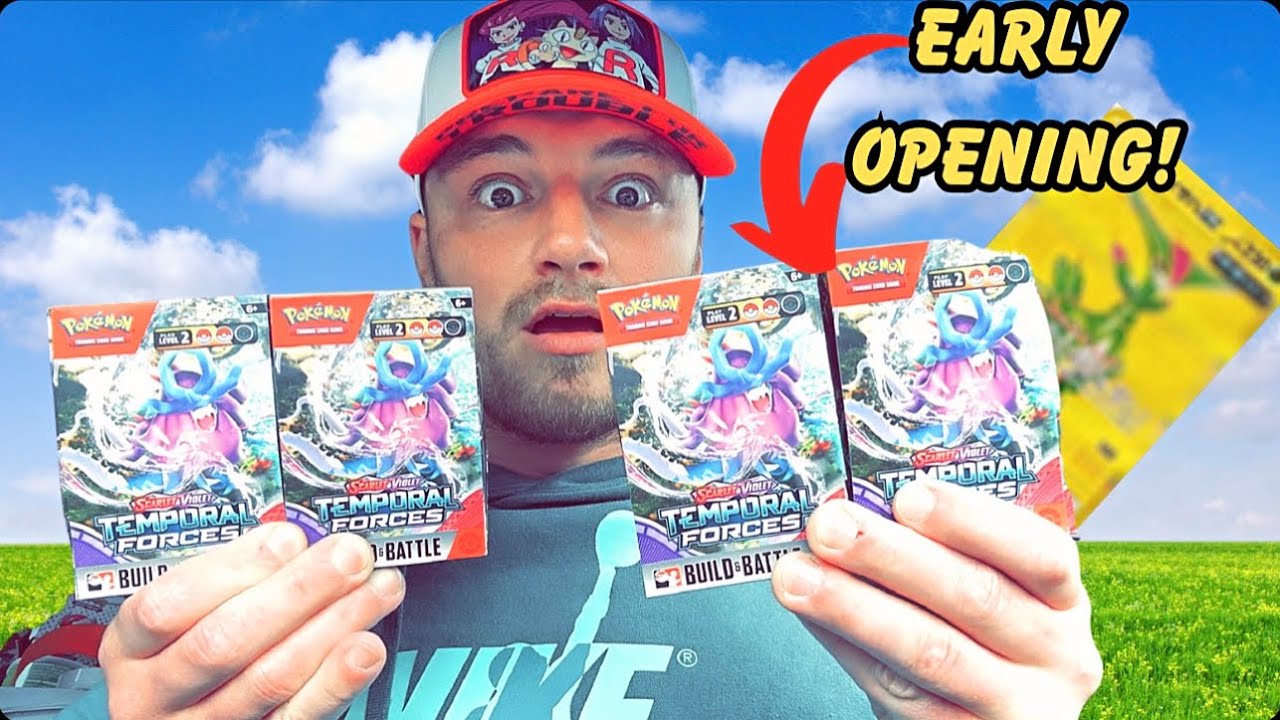 Opening 28 Packs Of The NEW Pokemon Temporal Forces Set!