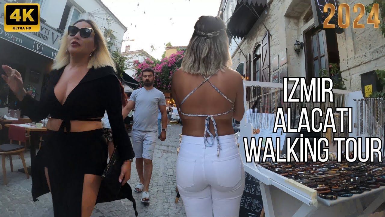 IZMIR ALACATI 2024 Walking Tour | 4k UHD 60fps | İZMİR TÜRKİYE