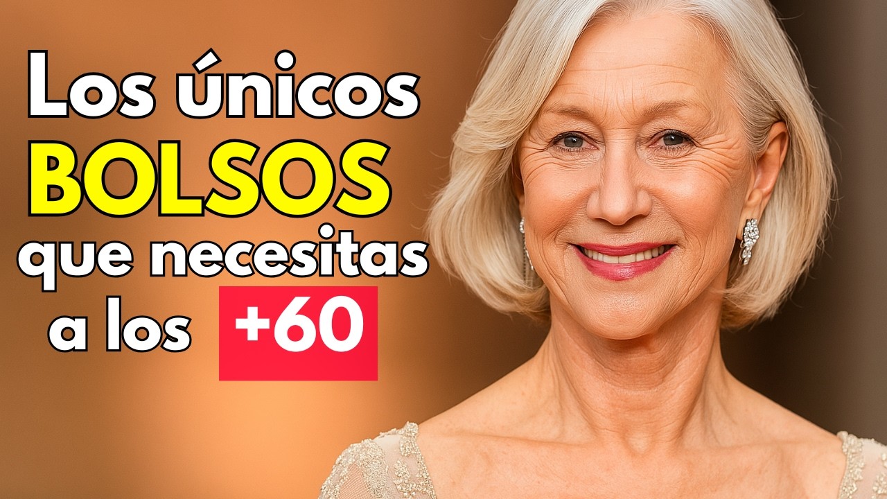 Sólo estos 4 BOLSOS te harán lucir ELEGANTE a los 60+