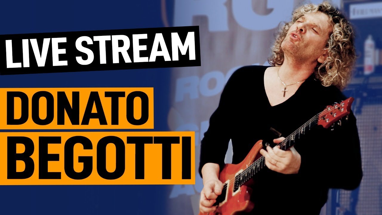 Una Vita fra Didattica e Chitarra | Live Stream con il leggendario Donato Begotti