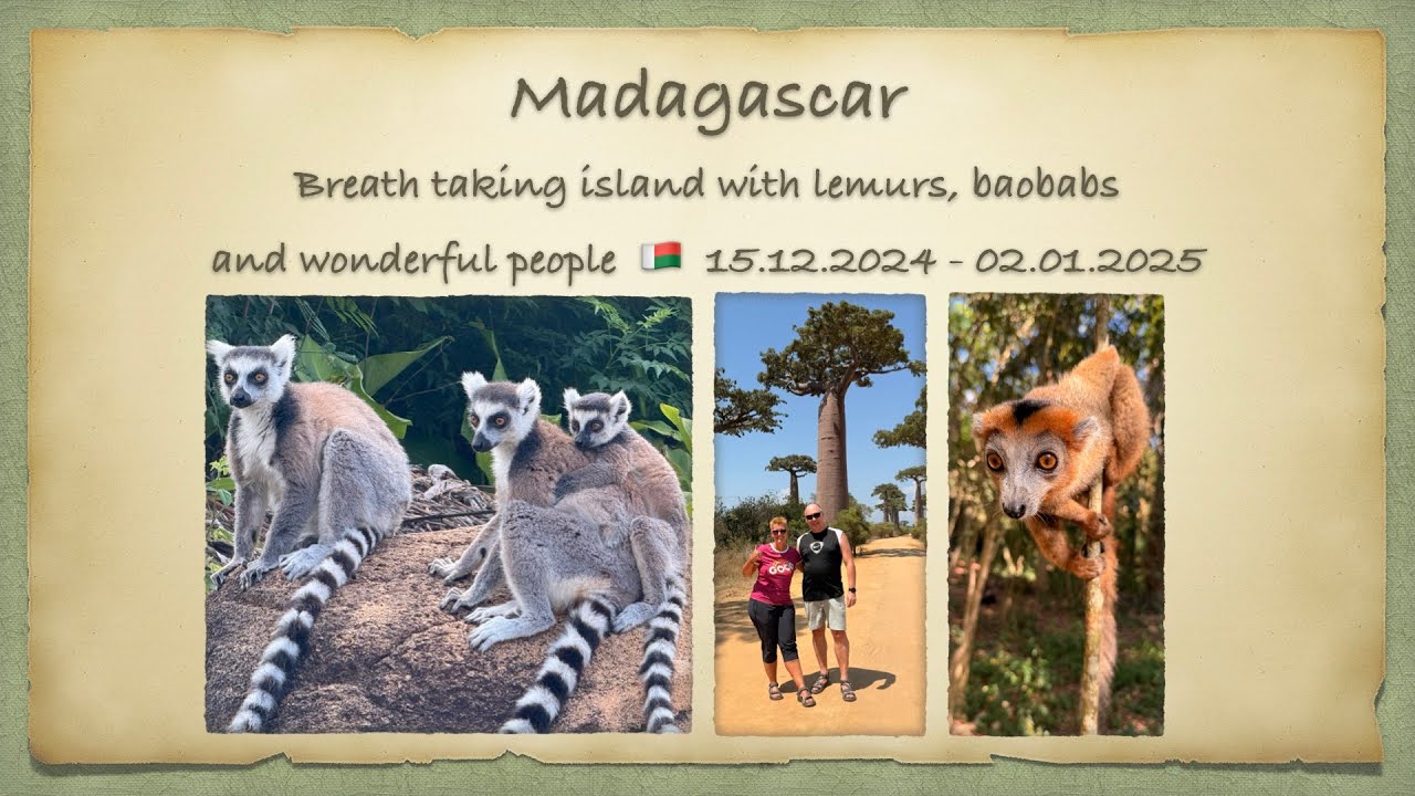 Madagaskar 🇲🇬 Breath taking island with lemurs, baobabs and wonderful people