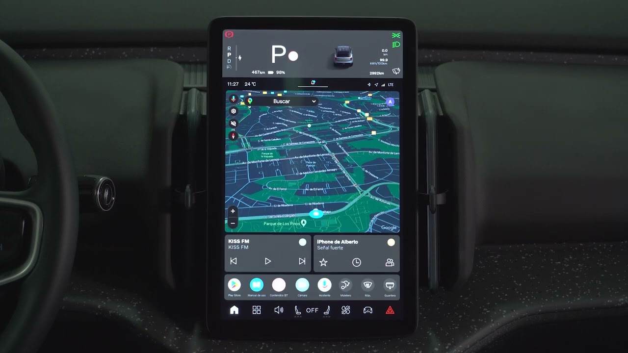 ¿Cómo funciona la pantalla del Volvo EX30? | Volvo Car España