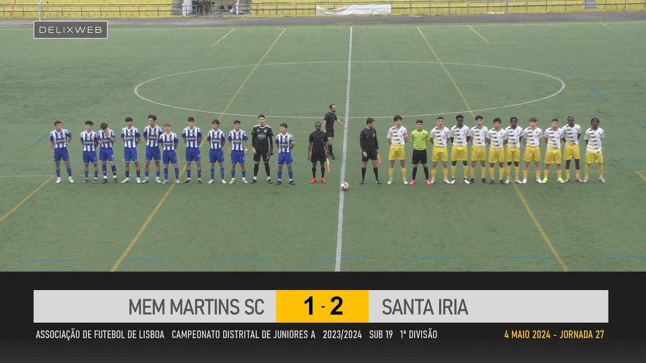 Mem Martins (1-2) Santa Iria [SUB19 J27]