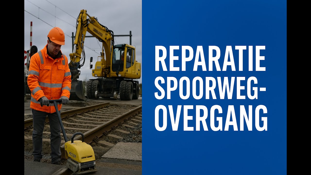 SPOORWERK IN RECORDTIJD 🚆⚡ | Dag en nacht gewerkt aan spoorovergang Bergen op Zoom