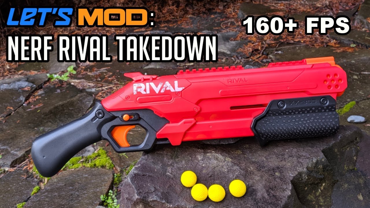 Давайте модифицировать: NERF Rival Takedown (160+ FPS) | Walcom S7