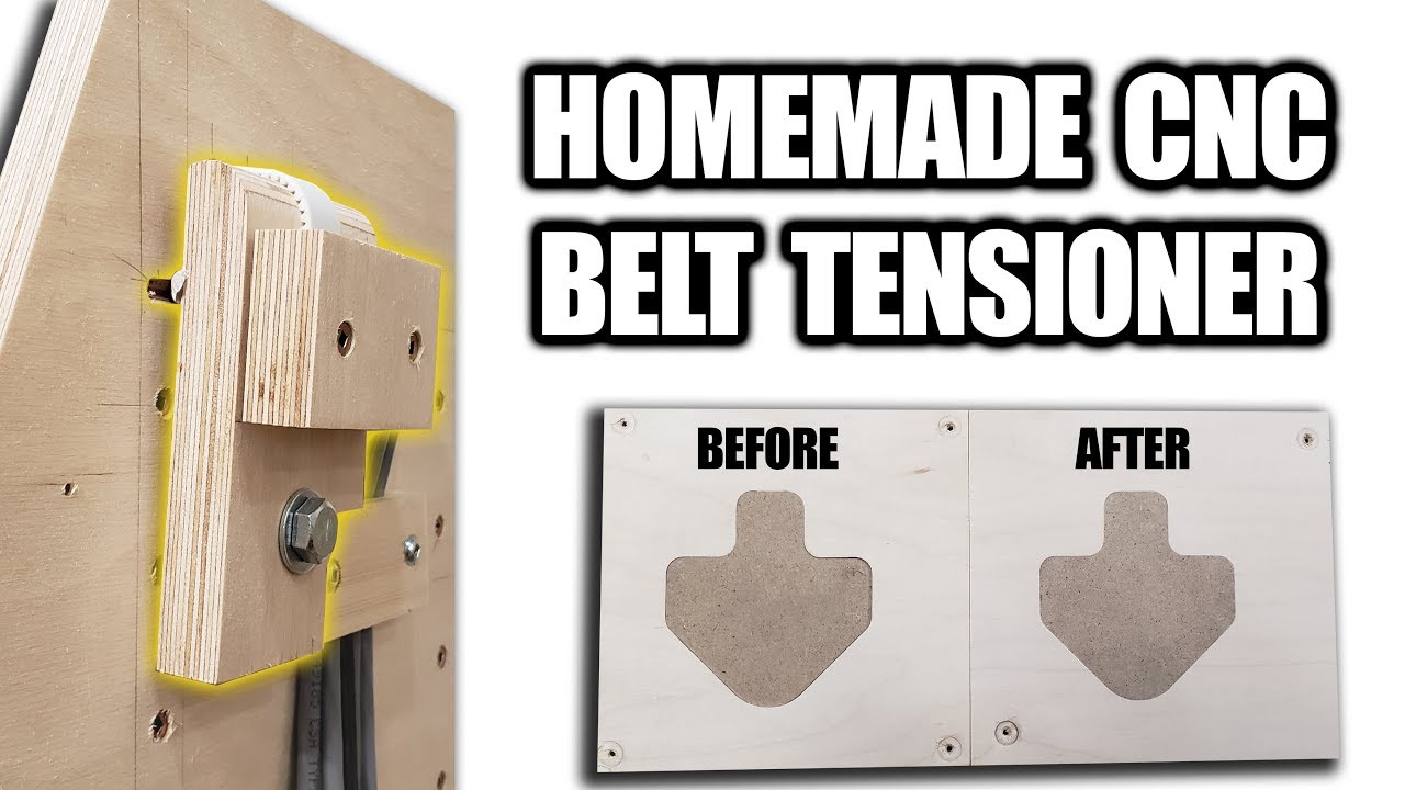 Homemade CNC Belt Tensioner and Inlay Testing