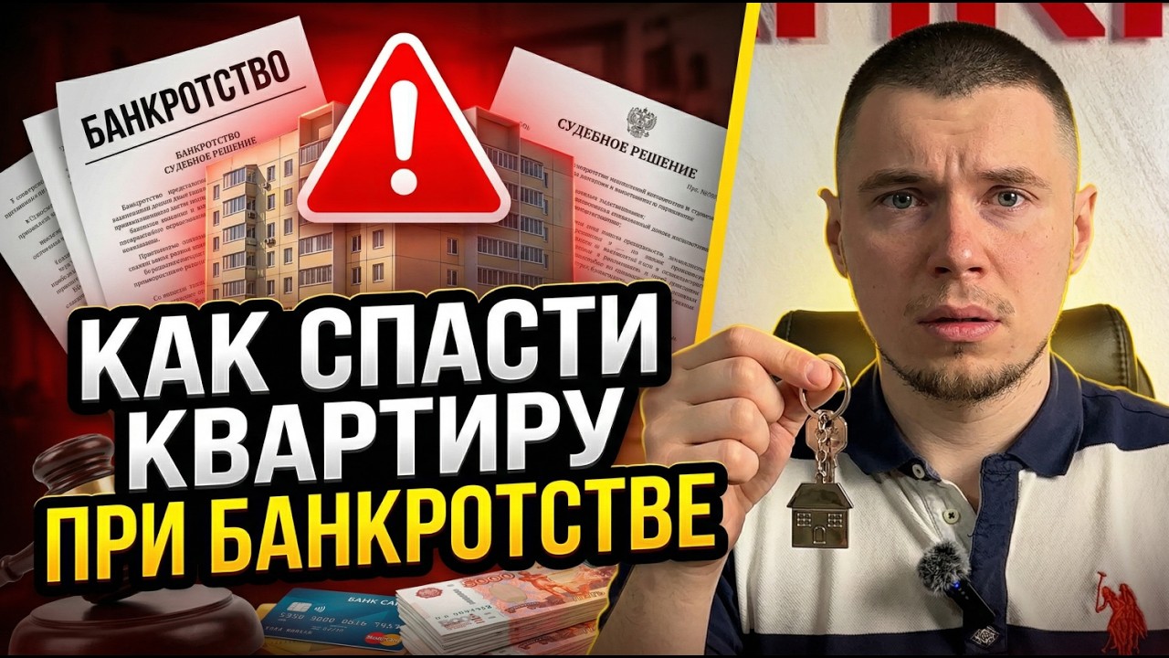 Заберут ли квартиру при банкротстве в 2026 году. ⚠️3 реальных сценария