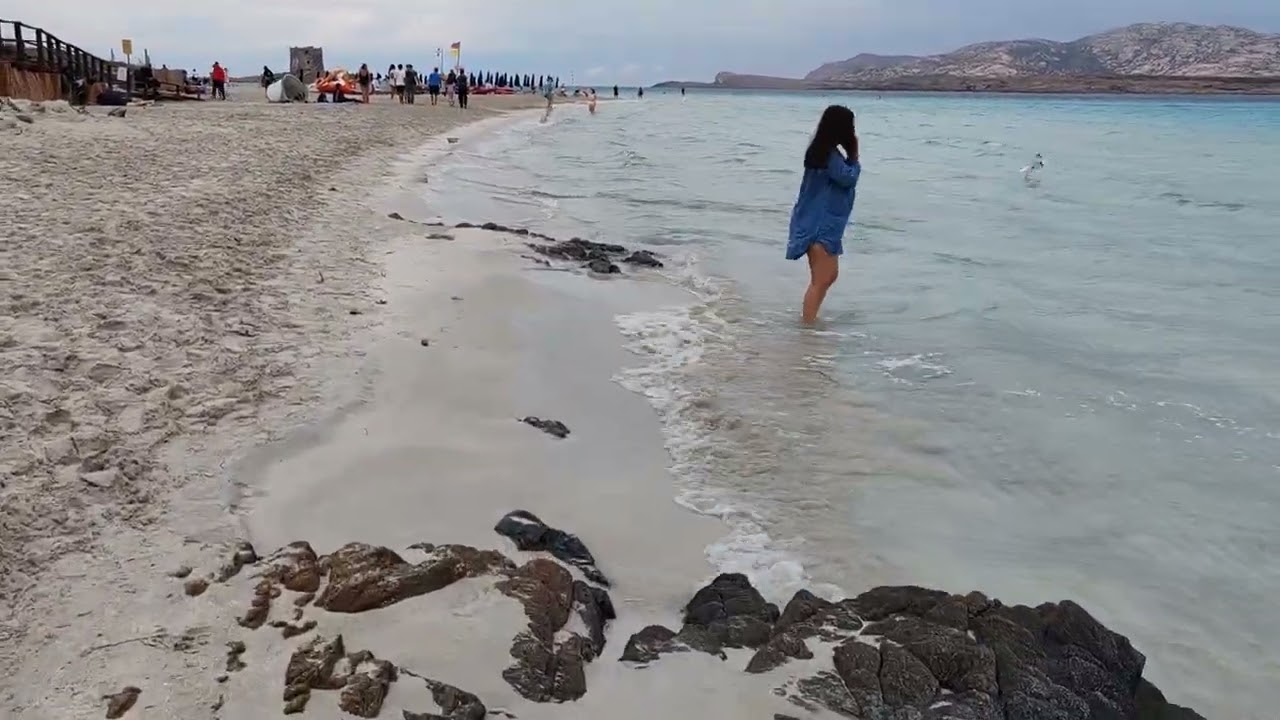 La Pelosa Beach Sardinia Italy