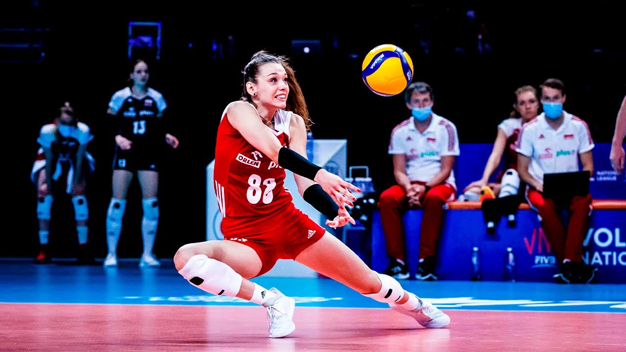 Talented Zuza Górecka | Best Volleyball Actions | VNL 2021 (HD)