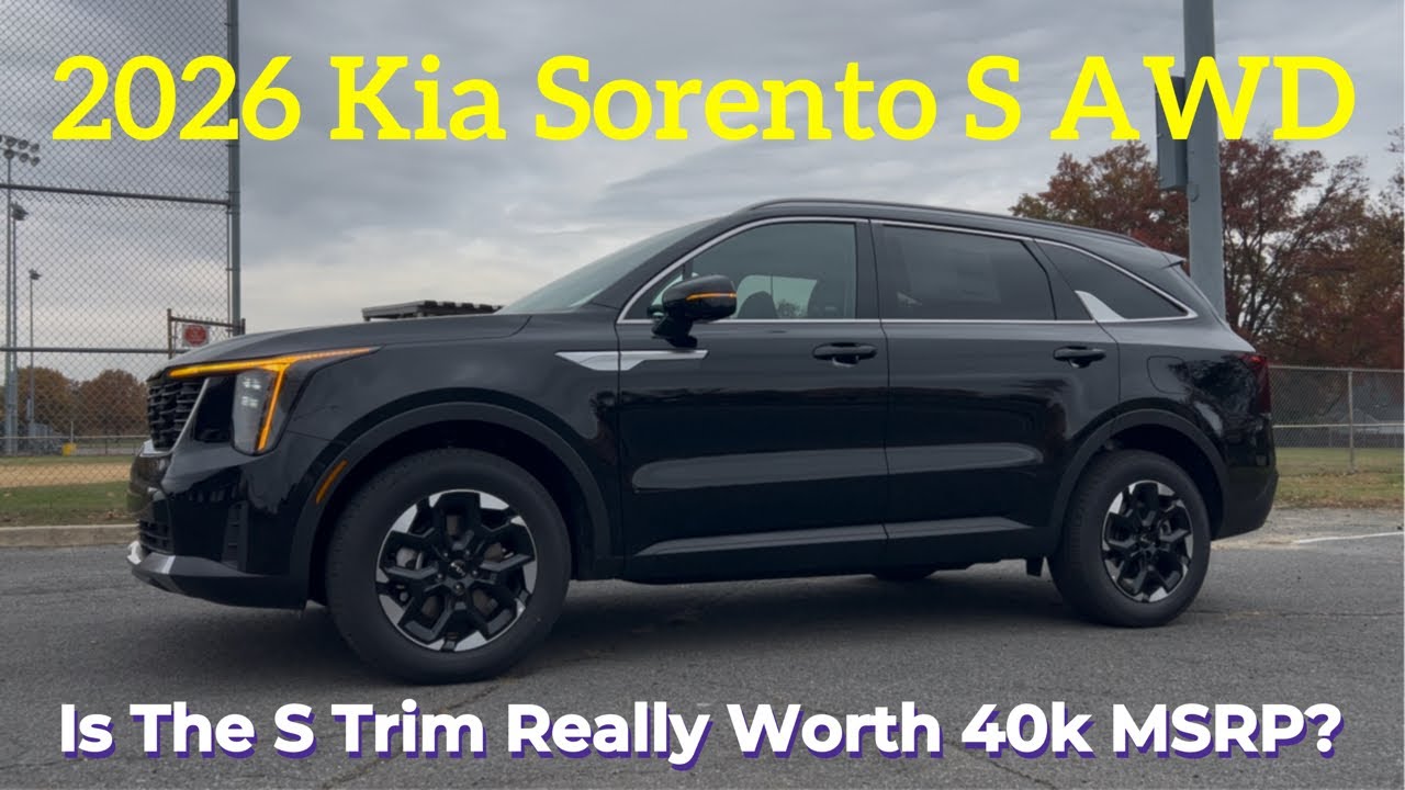 Kia Sorento S AWD 2026 года: является ли Sorento S 2026 года лучшим семейным внедорожником?