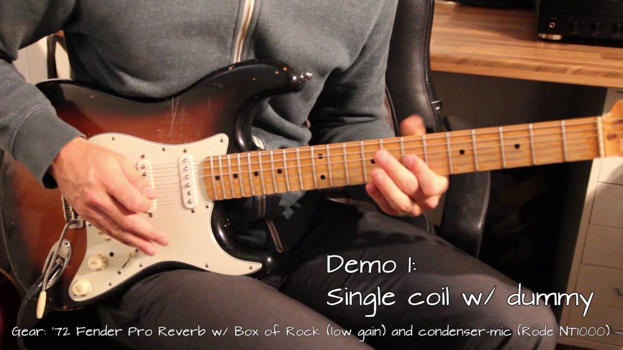 Dummy coil - Wiring diagram & comparison - Noiseless single coil pickups for strat