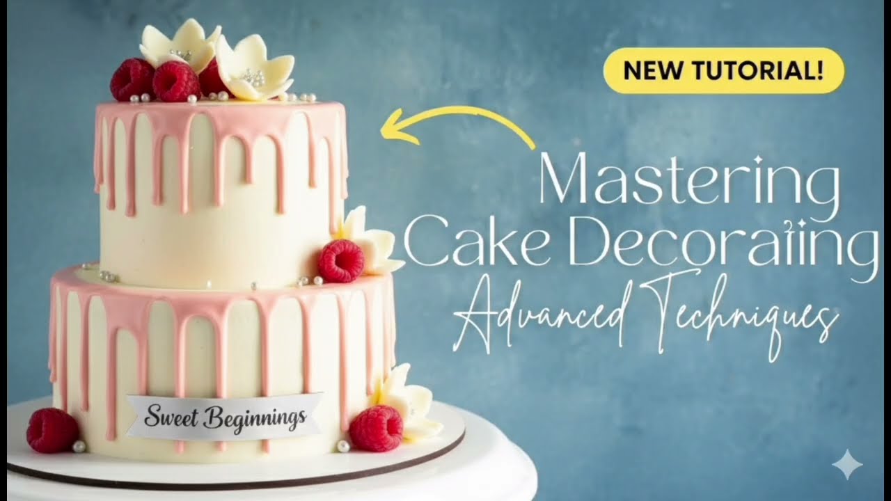 Simple  Cake Decoration || Cake Art Tutorial 🍰
