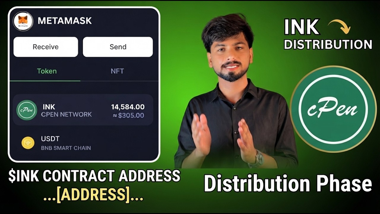 CPEN $INK Withdrawal Update | INK Token Contract Address | Airdrop Distribution