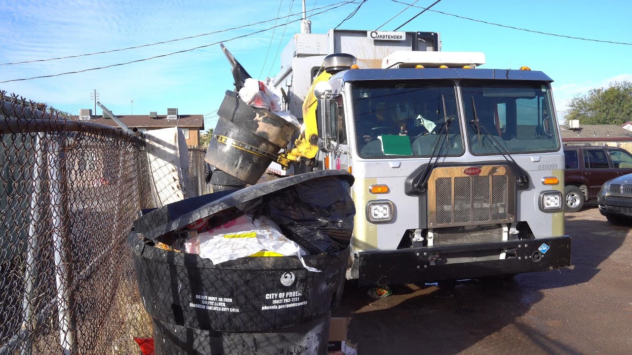 City of Phoenix PW ⇨ Curbtender on Heavy Garbage 90s and 300s