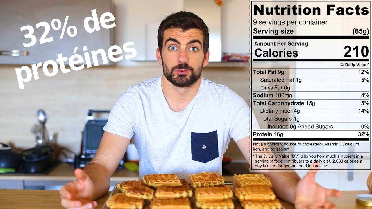 Gaufres protéinées