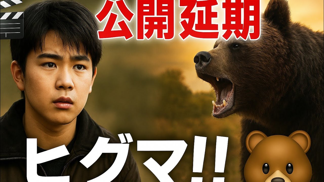 🎬🐻【速報】鈴木福主演映画「ヒグマ！！」公開延期へ！現実のクマ被害拡大を受け決断…衝撃のスリラー作品が描く“人間と自然の境界”