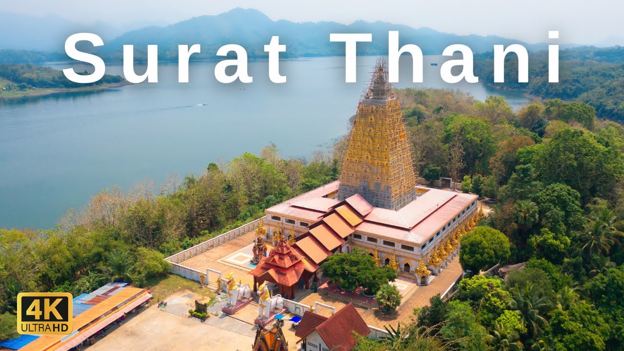 Surat Thani, Thailand 🇹🇭 in 4K Video by Drone