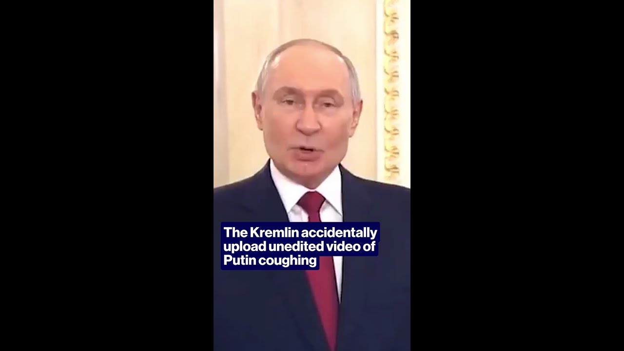 The Kremlin accidentally upload unedited video of Putin coughing #shorts