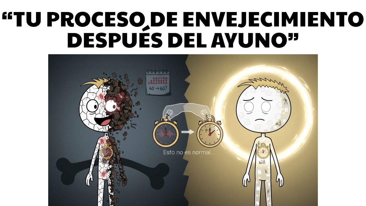 ¿Qué sucede con el proceso de envejecimiento cuando utilizas el ayuno intermitente a largo plazo?