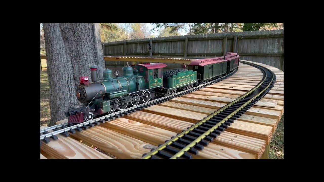 Running trains on the Purple Creek Central