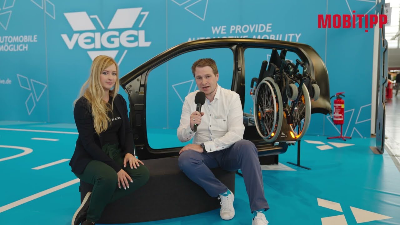 Rehacare 2022 Highlight #14: elive und eSlider von Veigel Automotive