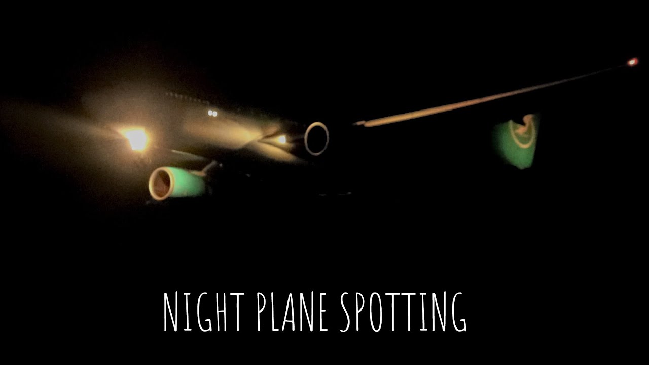 NIGHT PLANE SPOTTING Compilation At Karachi Airport Featuring Runway 25L Arrivals | 2024