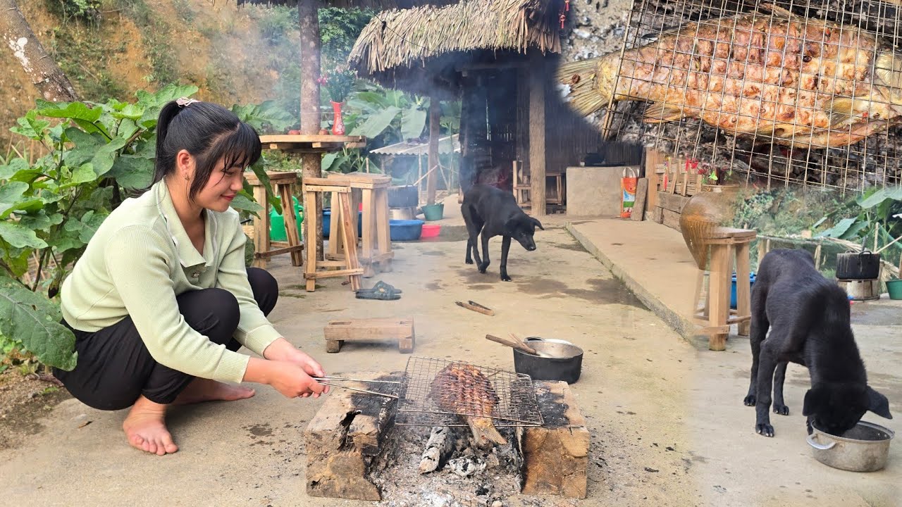 DELICIOUS Grilled Fish Awaits You Outdoors | Tiểu Liễu-17 year old