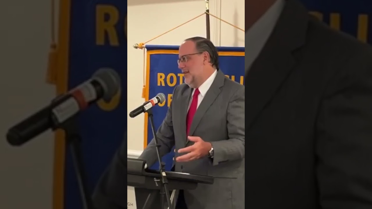 Mark J. Golding - Speaking at Rotary of Kingston Luncheon